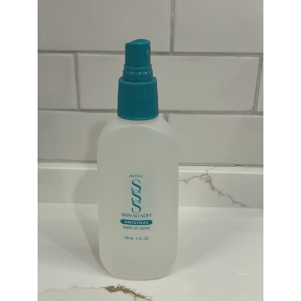 Vintage Avon Skin-So-Soft Bath Oil Spray 4 oz 1988 Original Formula Full No Lid